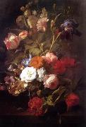 unknow artist Floral, beautiful classical still life of flowers.128 France oil painting artist